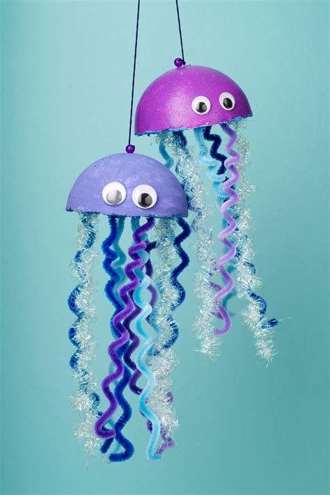 DIY Colourful Jellyfish Craft for Kids | Jellyfish craft, Arts and crafts for kids, Colorful ...