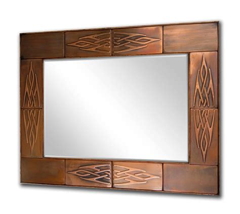 Copper frame for your home interior. Perfect for dramatic metal accent on your wall. Wooden ...