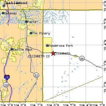 Elizabeth, Colorado (CO) ~ population data, races, housing & economy