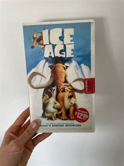 Vintage Ice Age VHS Tape Vintage Original Ice Age Movie Ice - Etsy España