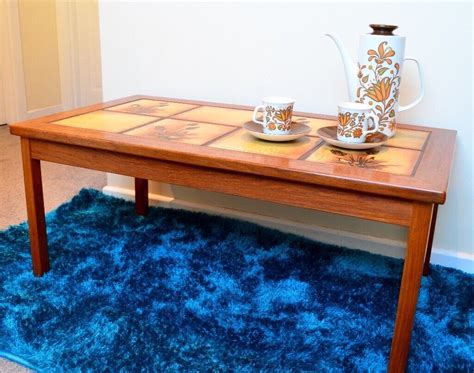 Mid-century Danish teak and tile coffee table | in Killyleagh, County ...
