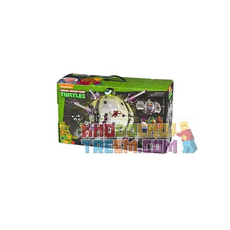 MEGA BLOKS DPD82 non Lego TECHNODROM. bộ đồ chơi xếp lắp ráp ghép mô hình Teenage Mutant Ninja ...