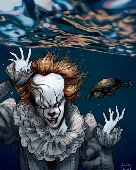 Pennywise fan art 🎈 by Circus_lizzard via... - • Mr. Bob Gray