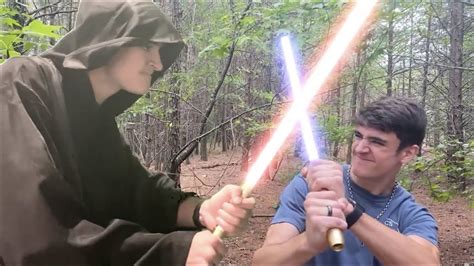 Lightsaber duel 2 - YouTube