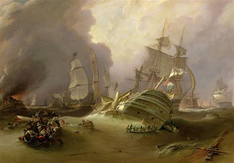 The Day after the Battle of Trafalgar, 1883 Painting by Richard Brydges Beechey - Fine Art America