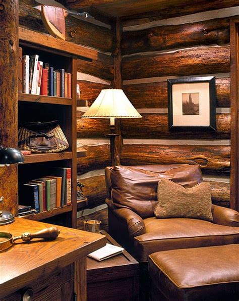 42 The Best Home Library Design Ideas With Rustic Style | Home library design, Rustic house ...