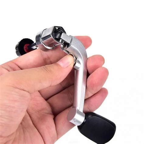 Fishing Reel Handle Rotary Knob Foldable Power Handle for Spinning Reel Replacement Handle ...