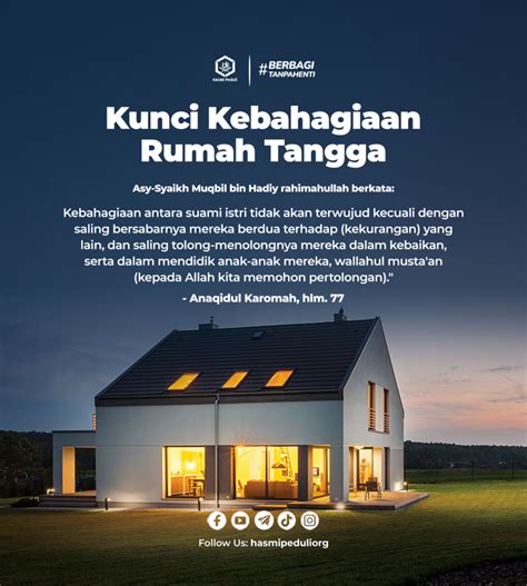 Kunci Kebahagiaan Rumah Tangga - Hasmipeduli.org