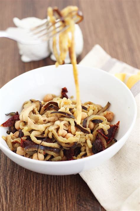 How to Spiralize an Eggplant: Eggplant Noodles — Inspiralized