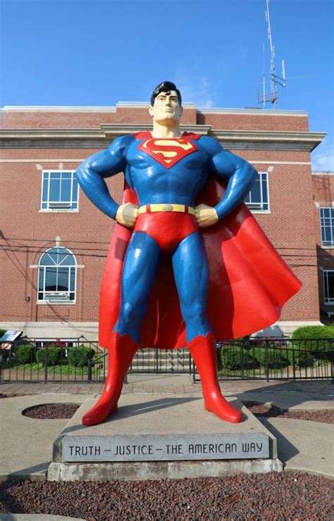 Superman Statue: Metropolis, IL. | Fashion, Leather pants, Superman