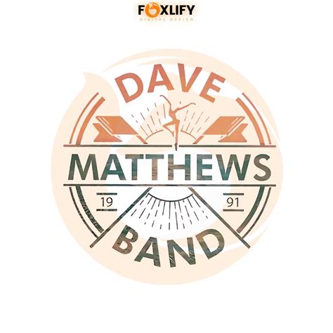 Dave Matthews Band Classic Tour 2023 PNG Silhouette File