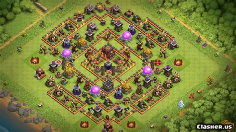 [Town Hall 10] TH10: Strong Trophy/Farm base v5 [With Link] [9-2019] - Farming Base - Clash of ...