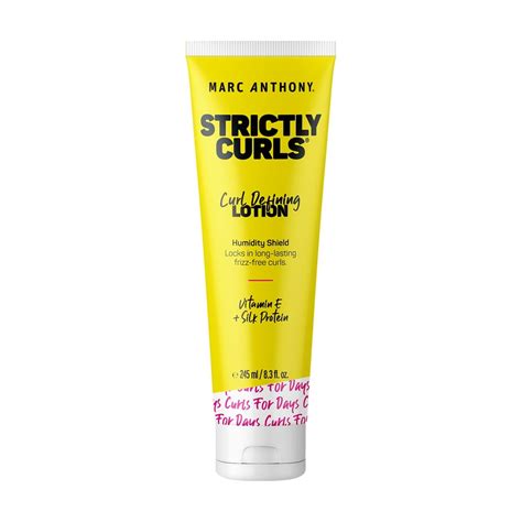 Marc Anthony Strictly Curls Defining Lotion & Heat Protectant Hair Gel for Anti Frizz & Hold ...