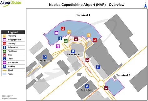 Naples airport terminal map - Map of naples airport terminal (Campania ...