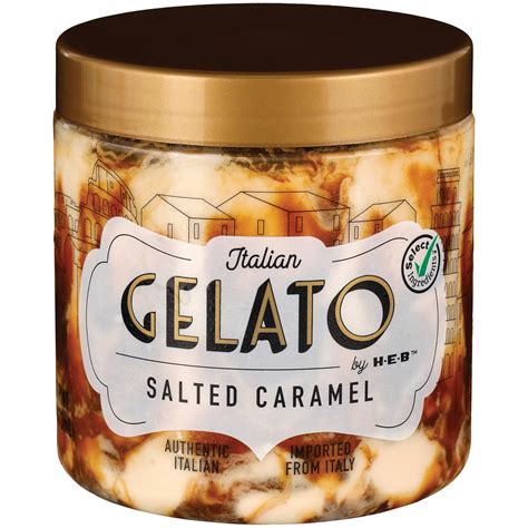 Italian Gelato by H-E-B Salted Caramel Frozen Dessert - Shop Ice Cream at H-E-B