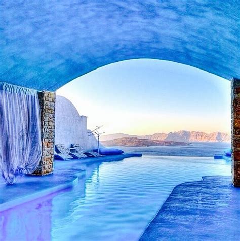 Dreaming of Santorini | Luxury pools, Santorini hotels, Pool