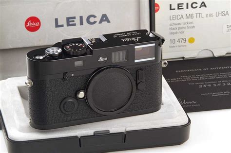 Leica M6 TTL 0.85 black paint LHSA