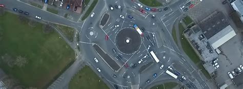 Magic Roundabout in Swindon, a unique intersection