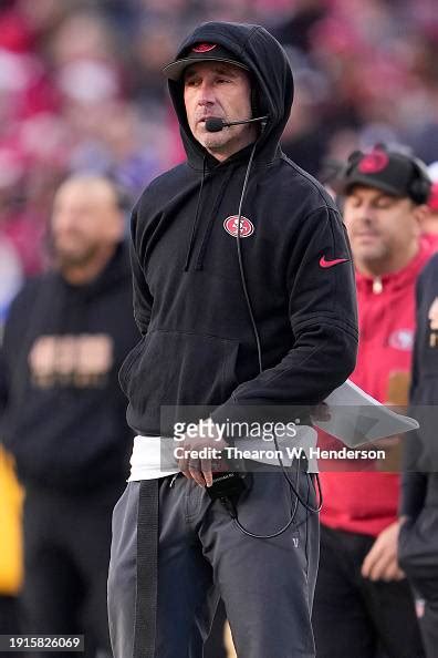 San Francisco 49ers head coach Kyle Shanahan looks on in the second ...