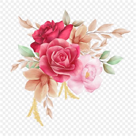 Fall Flower Bouquet Clip Art