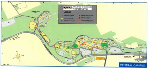 University Of Colorado Colorado Springs Campus Map - Metro Map