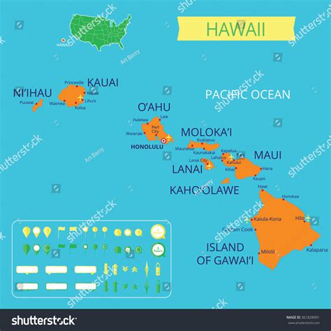 Map Hawaii Capital - Share Map