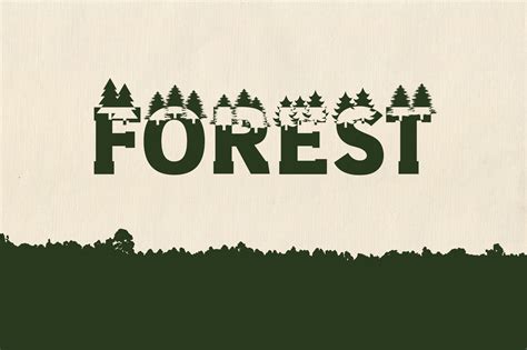 Forest Outdoors Font | Fonts ~ Creative Market