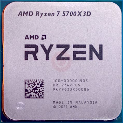 AMD Ryzen 7 5700X3D Specs | TechPowerUp CPU Database