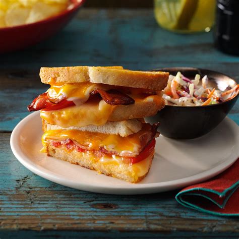 Bacon & Cheese Sandwiches Recipe | Taste of Home