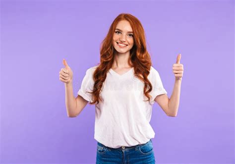 Portrait Of A Smiling Young Girl Standing Stock Photo - Image of style, positive: 125826118