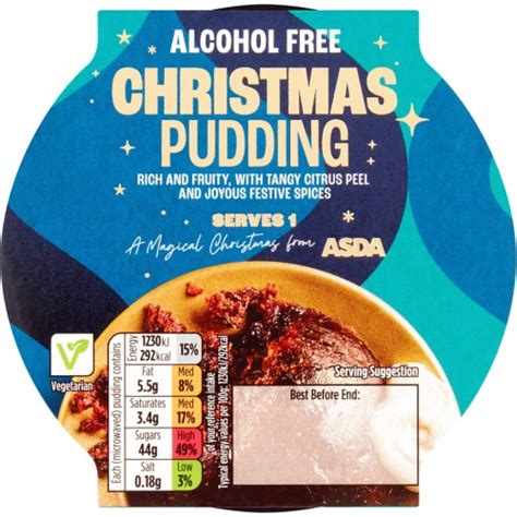 The BAKERY at ASDA Alcohol Free Christmas Pudding (100g) - Compare ...