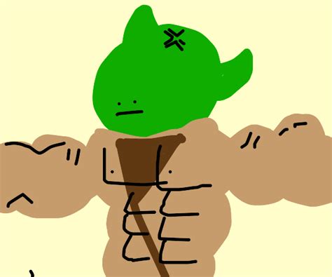 Swole Baby Yoda - Drawception