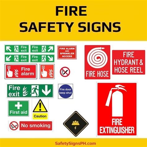 Fire Safety Signs - SafetySignsPH.com Philippines