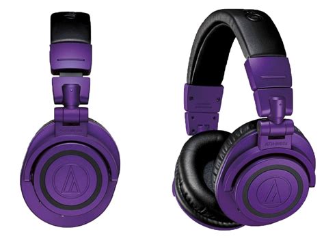 Audio-Technica releases ATH-M50x in Limited Edition purple and black