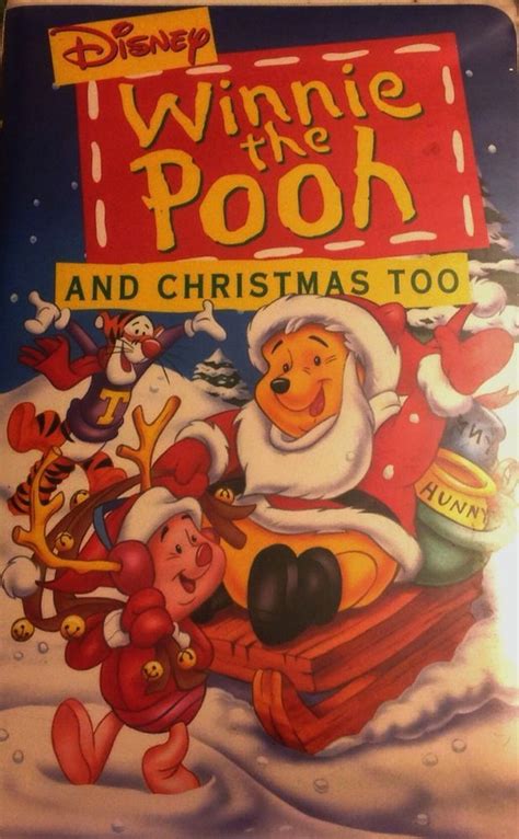 Winnie the Pooh and Christmas Too (VHS, 1997) | Winnie the pooh, Disney ...