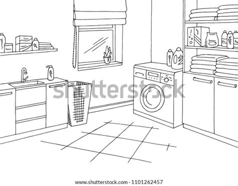 106 Laundry Sink Drawing Images, Stock Photos, 3D objects, & Vectors | Shutterstock