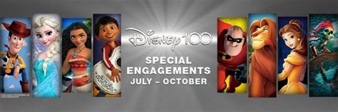 Disney's 100th Anniversary Re-Release Movies Schedule