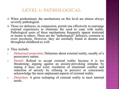 Defence mechanism | PPT