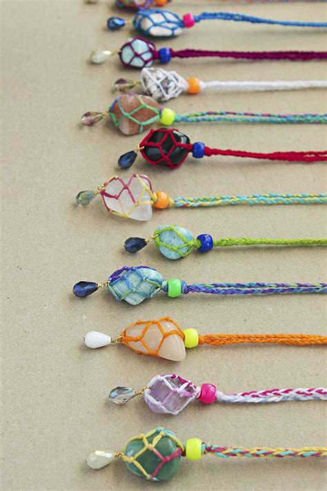 Kid Friendly Bling: 6 DIY Necklaces | Gemstone necklace diy, Creative ...