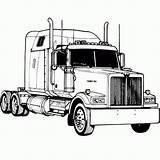 Free Printable Coloring Pages Of Semi Trucks sketch template