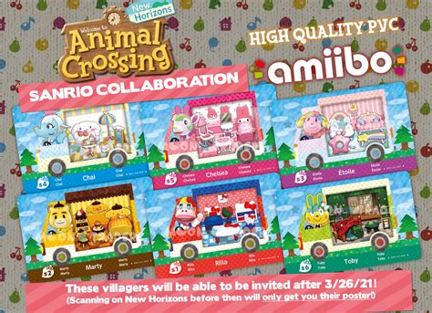 Sanrio Animal Crossing Amiibo Cards – ShopMoonTraders