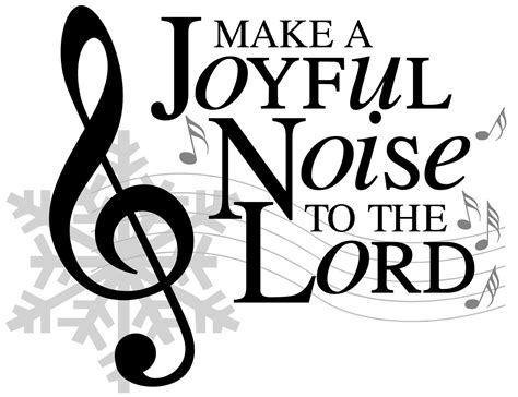 Music ministry, Joyful noise, Bulletin cover