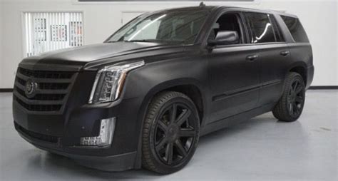 Matte Black Escalade