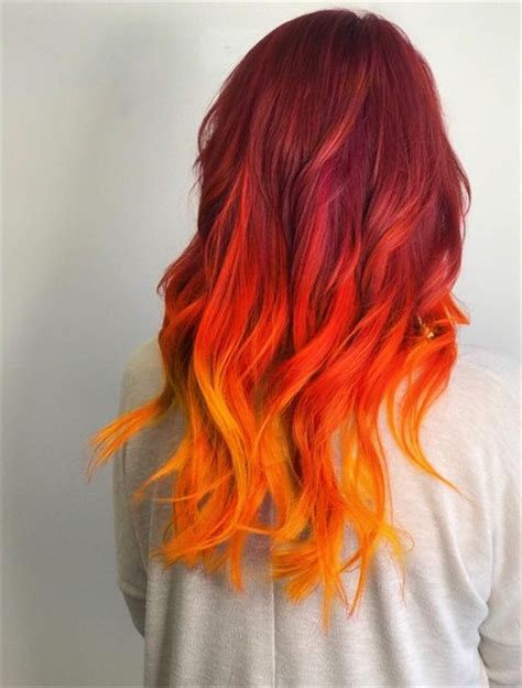 Mix and Meld Using Celeb Luxury's NEW Colorbrain Custom Colorwash Mix | Fire hair, Fire ombre ...