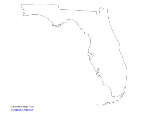 Florida Outline Vector at GetDrawings | Free download