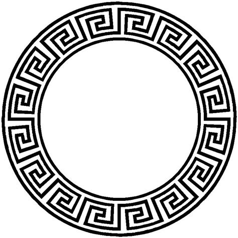 Versace Circle | Greek pattern, Greek design, Greek key pattern