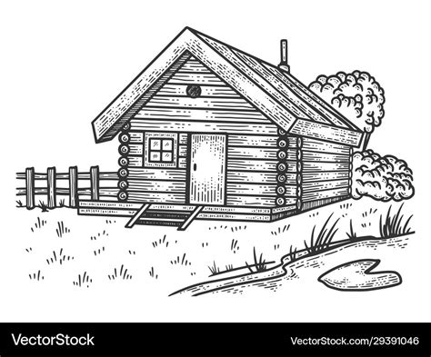 A Farmhouse Drawing - Home Design Ideas