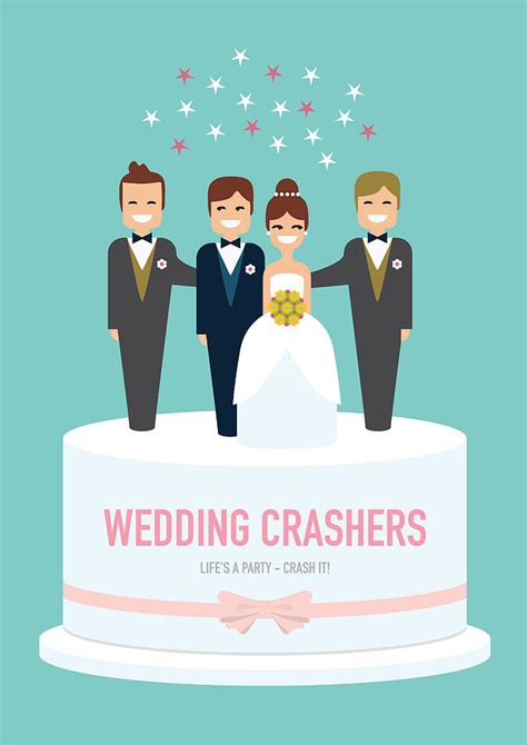 Wedding Crashers - Alternative Movie Poster Digital Art by Movie Poster ...