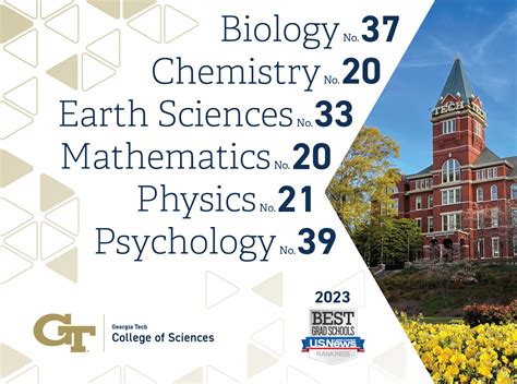 College of Sciences Rises in U.S. News Best Graduate School Rankings | College of Sciences ...