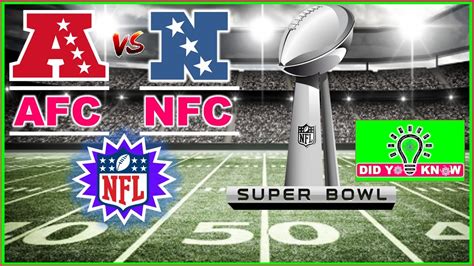 NFL AFC NFC SUPERBOWL (Good Knowledge) - YouTube